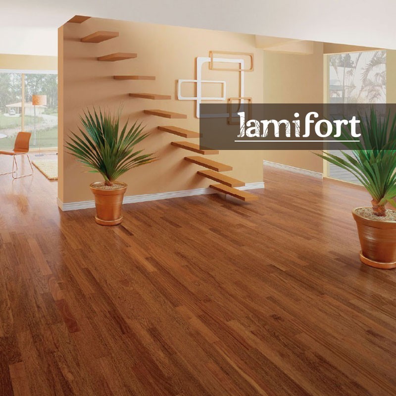 Piso Laminado Cerezo Entablado Lamifort 197 X 1215 X 07mm 10Pzas (2.39M2)