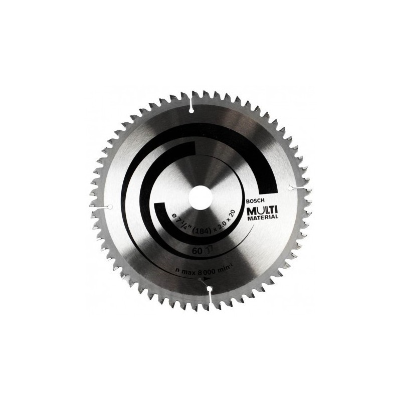 DISCO SIERRA MULTIMATERIAL 7 1/4"-60 D BOSCH 2608.642.193