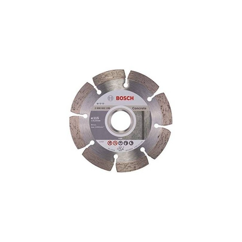 DISCO DIAMANTADO PROF. BPE SEGMENTADO P/ CONCRETO 4 1/2" BOSCH 2608.602.196