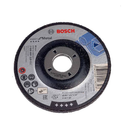 DISCO DESBASTE EXPERT 4 1/2" (115MM) X 6 MM BOSCH 2608.600.218