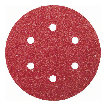 DISCOS DE LIJA C470 P/LIJADORAS EXCENTRICAS (6 AGUJEROS) 6" GR 60 BOSCH 2 608 607 834