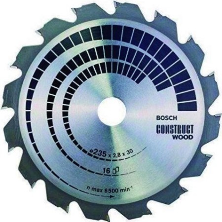 DISCO CONSTRUCT WOOD 9"1/4 X 16 D P/SIERRA CIRCULAR BOSCH 2608.640.636
