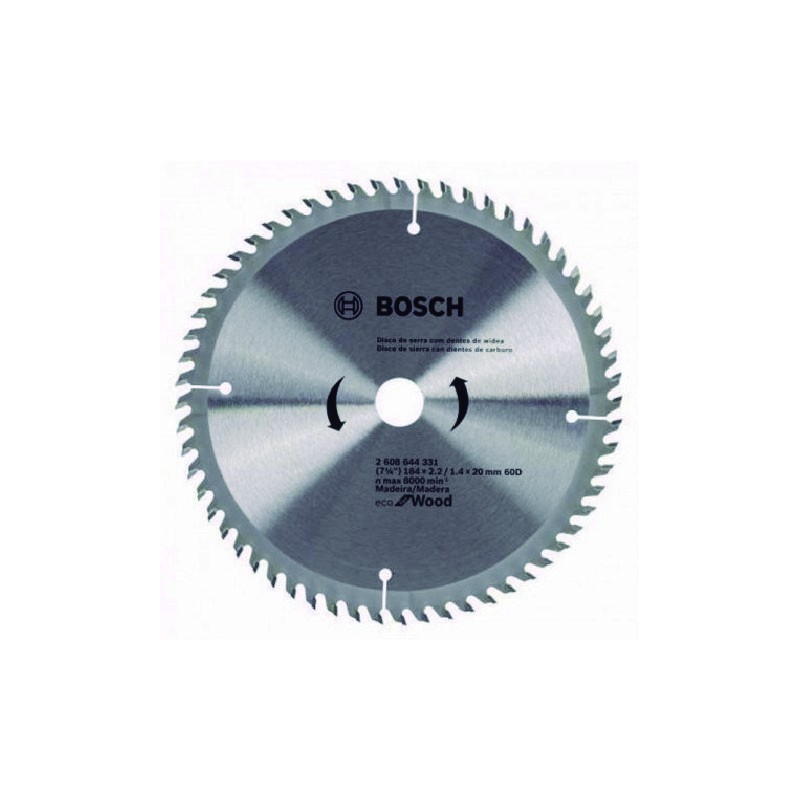 DISCO SIERRA OPTILINE 7 1/4"- 60 D BOSCH 2608.644.331