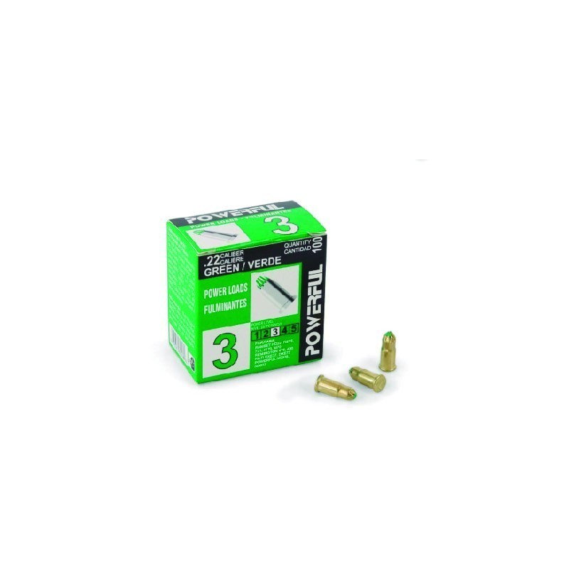 FULMINANTE VERDE CAL. 22 STRUTEK