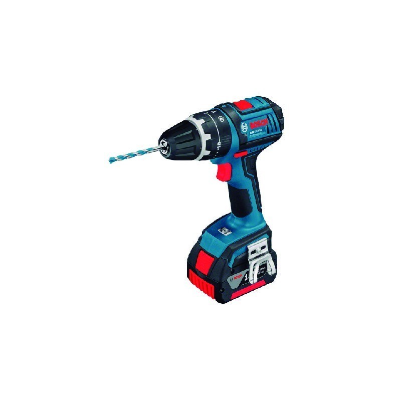 TALADRO ATORNILLADOR C/PERCUCION 1/2" GSB 18V-LI BOSCH 0601.867.1E1