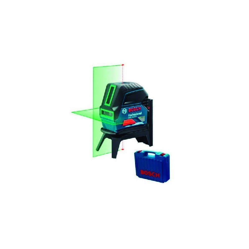 NIVEL LASER GCL 2-15G 2 LINEAS(VERDE) 15 MTS + RM1 + MALETIN BOSCH 0601.066.J00