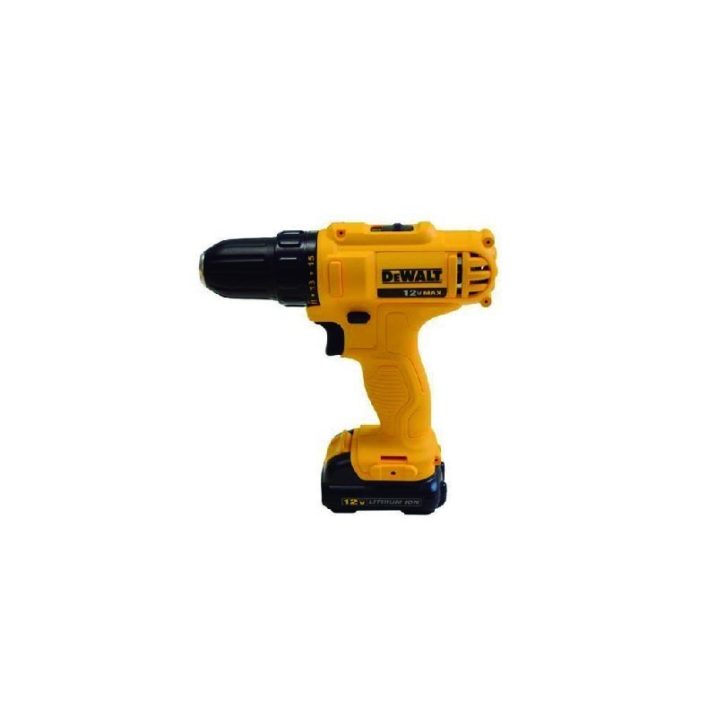 TALADRO ATORNILLADOR 3/8" 12V + 18 PUNTAS DEWALT DCD700AC2