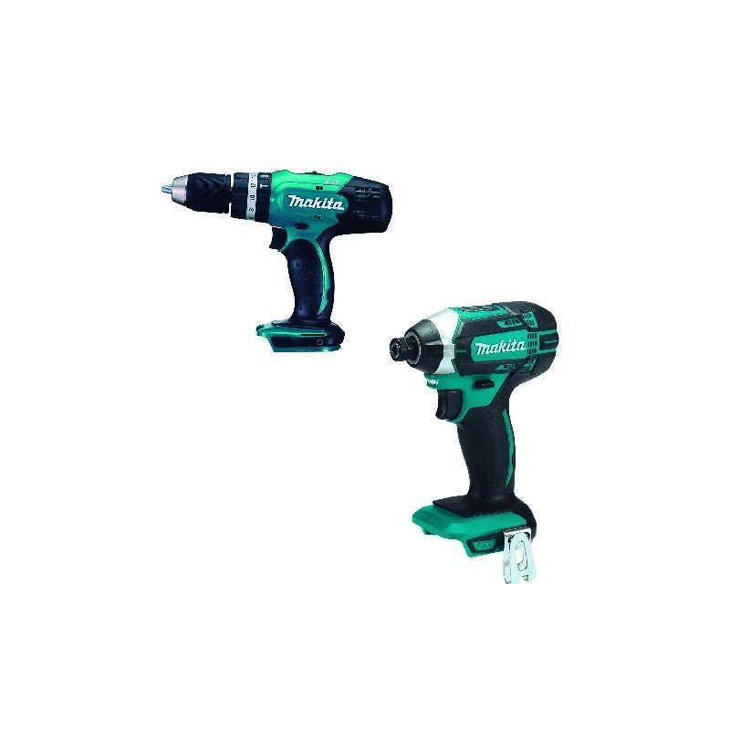 ATRONILLADOR IMPACTO 1/4" 18V. 4.0AH. DTD152RME + TALADRO PERCUTOR 1/2" DHP453Z