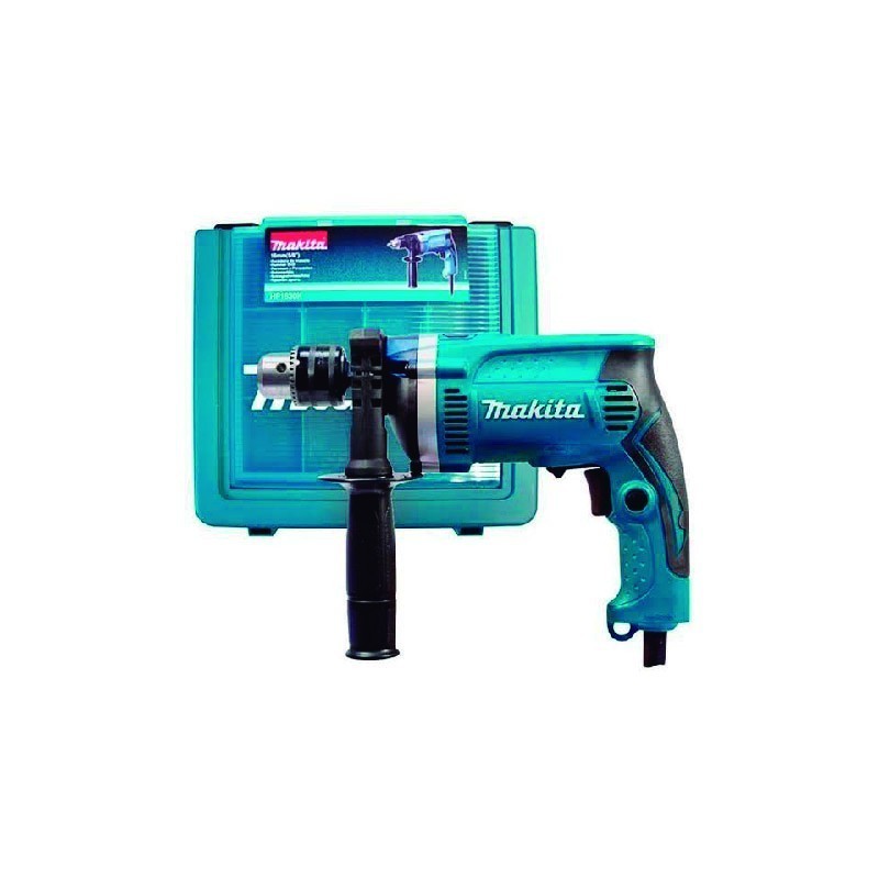 TALADRO PERCUTOR 1/2" 710W. 0-3,200 RPM 2.1KG HP1630K + SET BROCAS