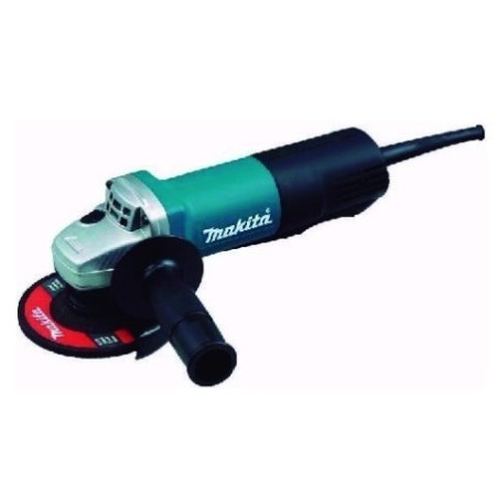 ESMERIL ANGULAR 4. 1/2" 840W. 1.8 KG SECURITY SWITCH 9557HPG + DISCOS Y BOLSO DE LONA