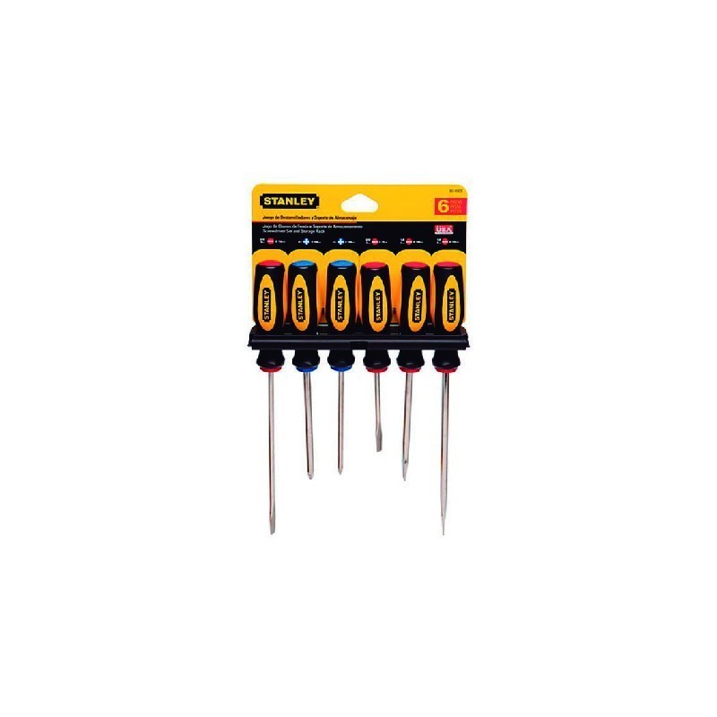 DESARMADOR JUEGO 6 PZAS STANLEY 60-060