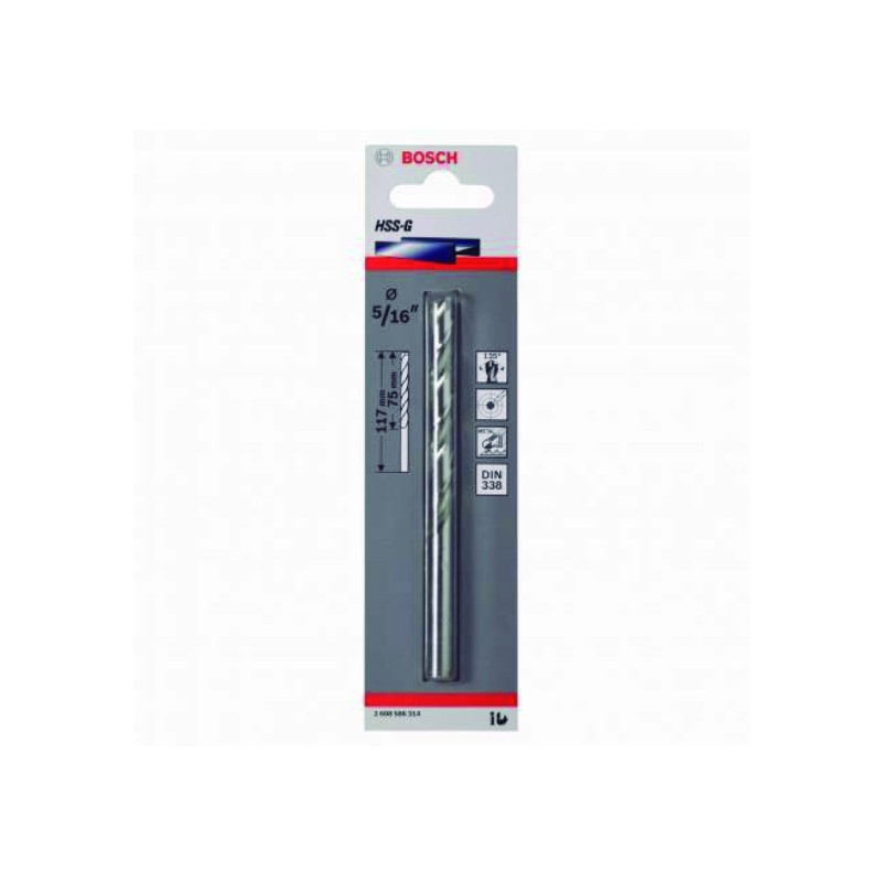BROCA CILIN. P/ METAL HSS-G 135-4 MM BOSCH 2608.595.024