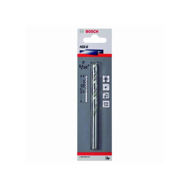 BROCA CILIN. P/METAL HSS-G 135-7 MM BOSCH 2608.595.035