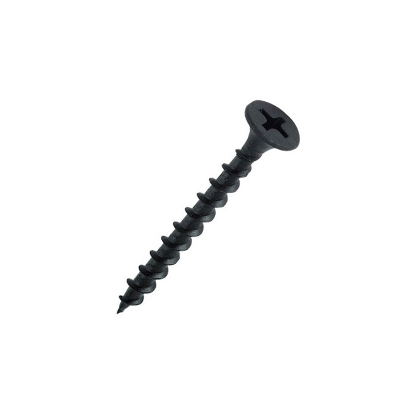 Tornillo P/Drywall Punta Fina Negro 6 X 1" (25mm) Drymart