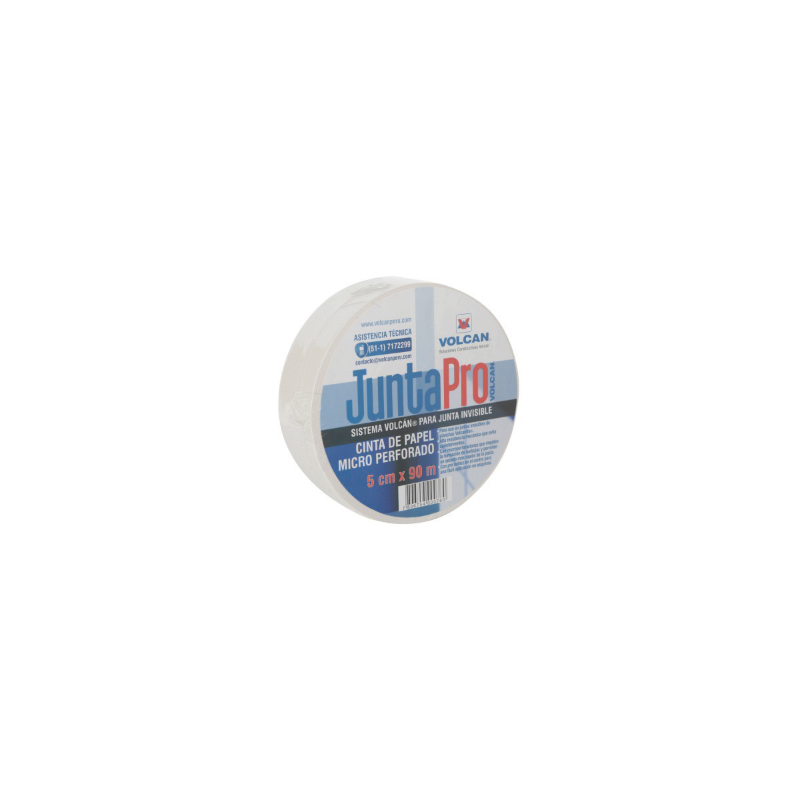 CINTA DE PAPEL P/DRYWALL JUNTAPRO 5CM X 90 MT