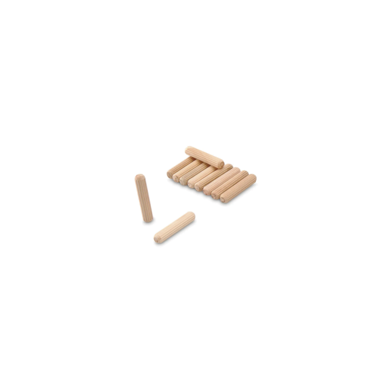 TARUGO D/MADERA RANURADO M8X40 (5/16) QA2001