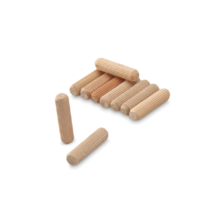 TARUGO D/MADERA RANURADO M10X40 (3/8) QA2001