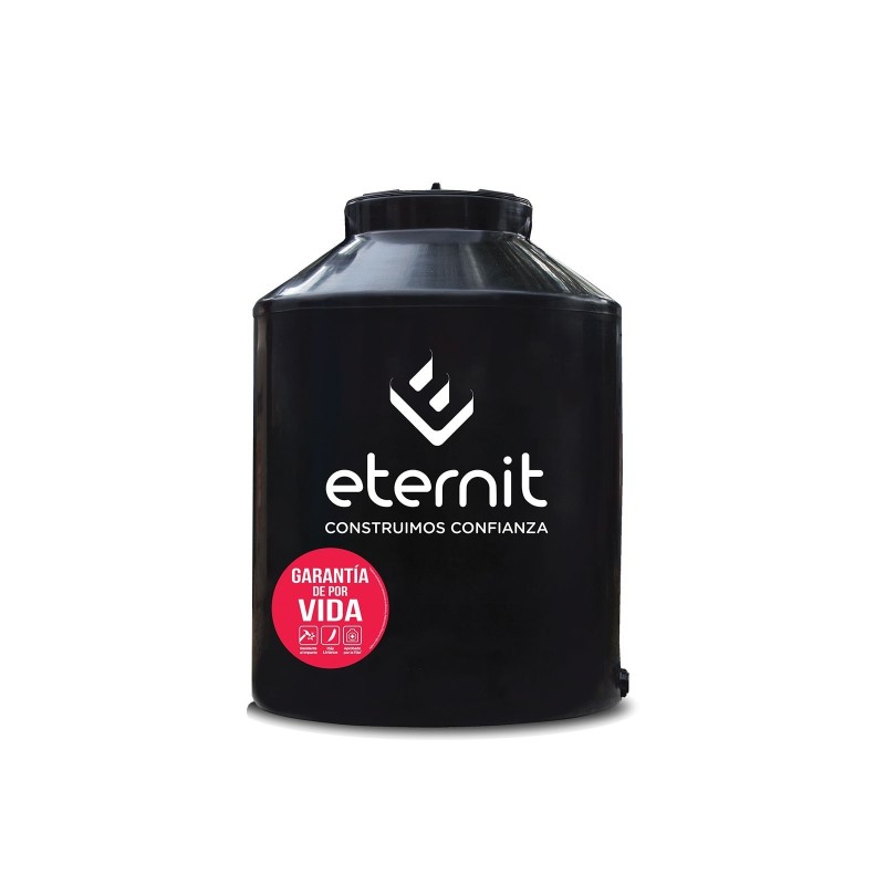 Tanque Equipado Negro Eternit 2500 L